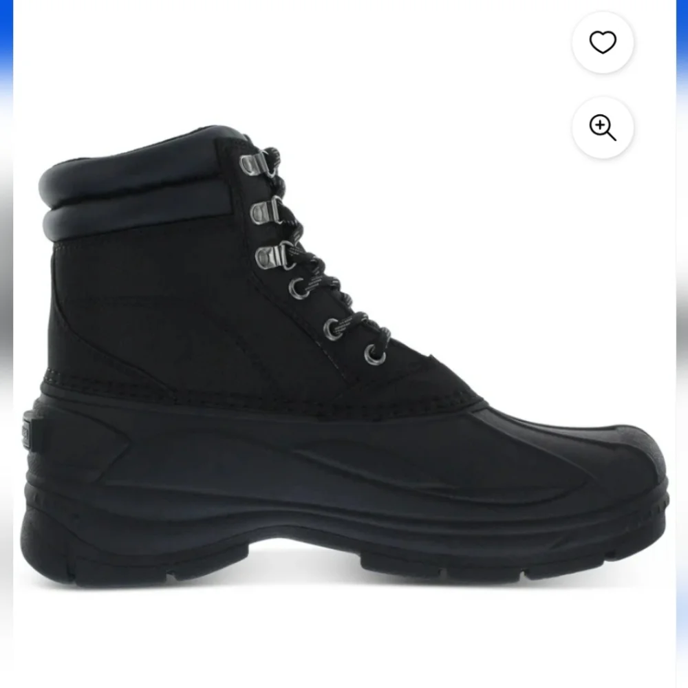 Weatherproof Men's Black Vintage Duck Boots